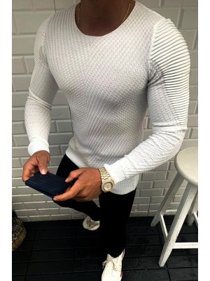 Mens Classic Thin Slim-Fit Sweater